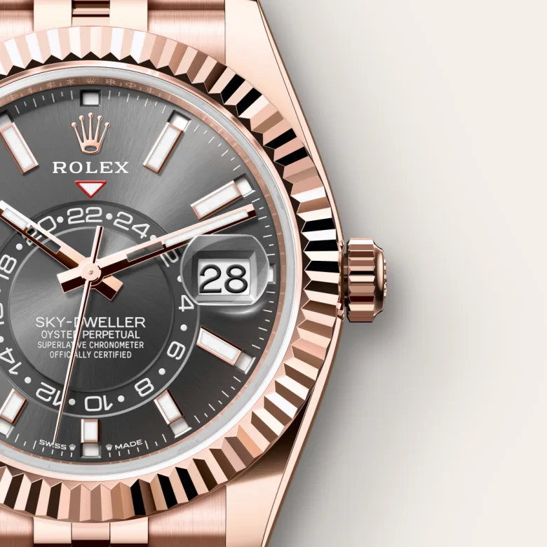 Rolex Sky-Dweller in Everose gold 18 กะรัต, M336935-0008 - Pendulum
