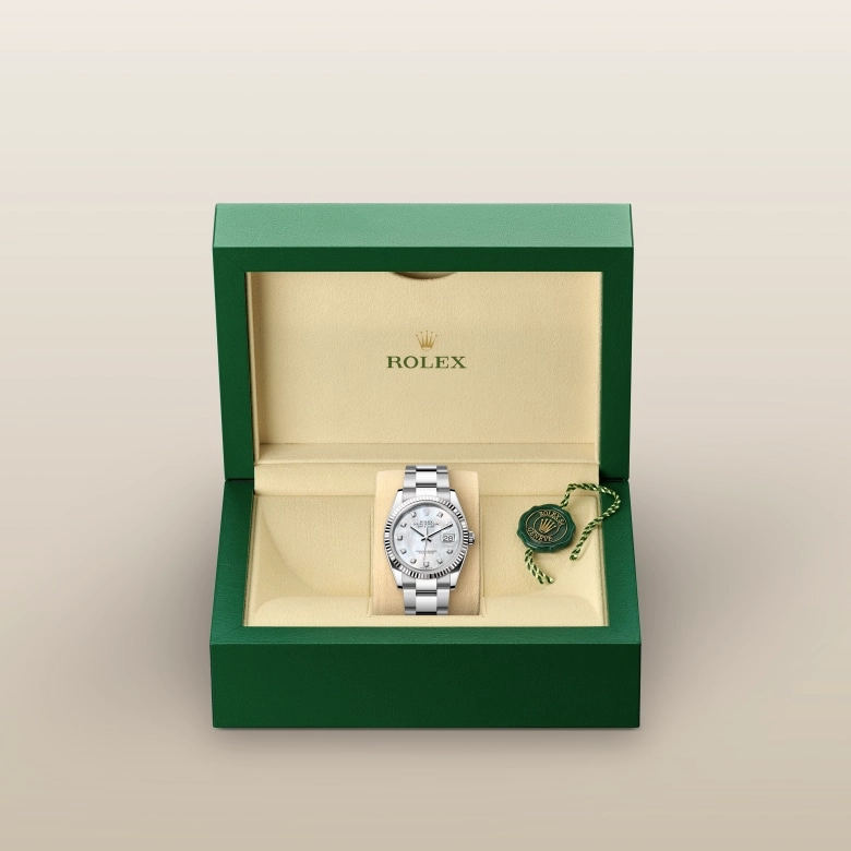 Rolex Datejust in White Rolesor - การผสมผสานระหว่าง Oystersteel และทองคำขาว, M126234-0020 - Pendulum