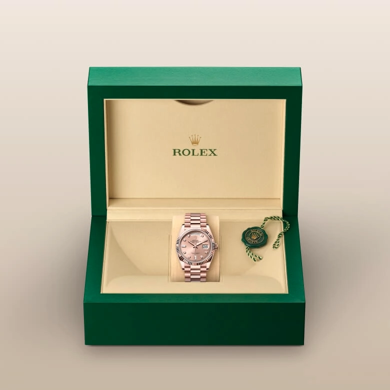 Rolex Day-Date in 18 ct Everose gold, M128235-0009 - Pendulum