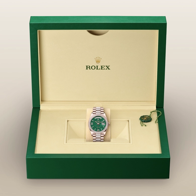 Rolex Day-Date in Everose gold 18 กะรัต, M128345RBR-0069 - Pendulum