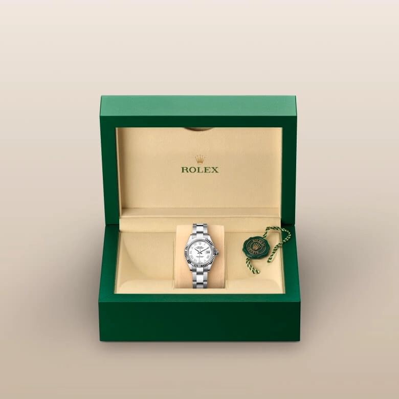 Rolex Lady-Datejust in White Rolesor - การผสมผสานระหว่าง Oystersteel และทองคำขาว, M279174-0020 - Pendulum