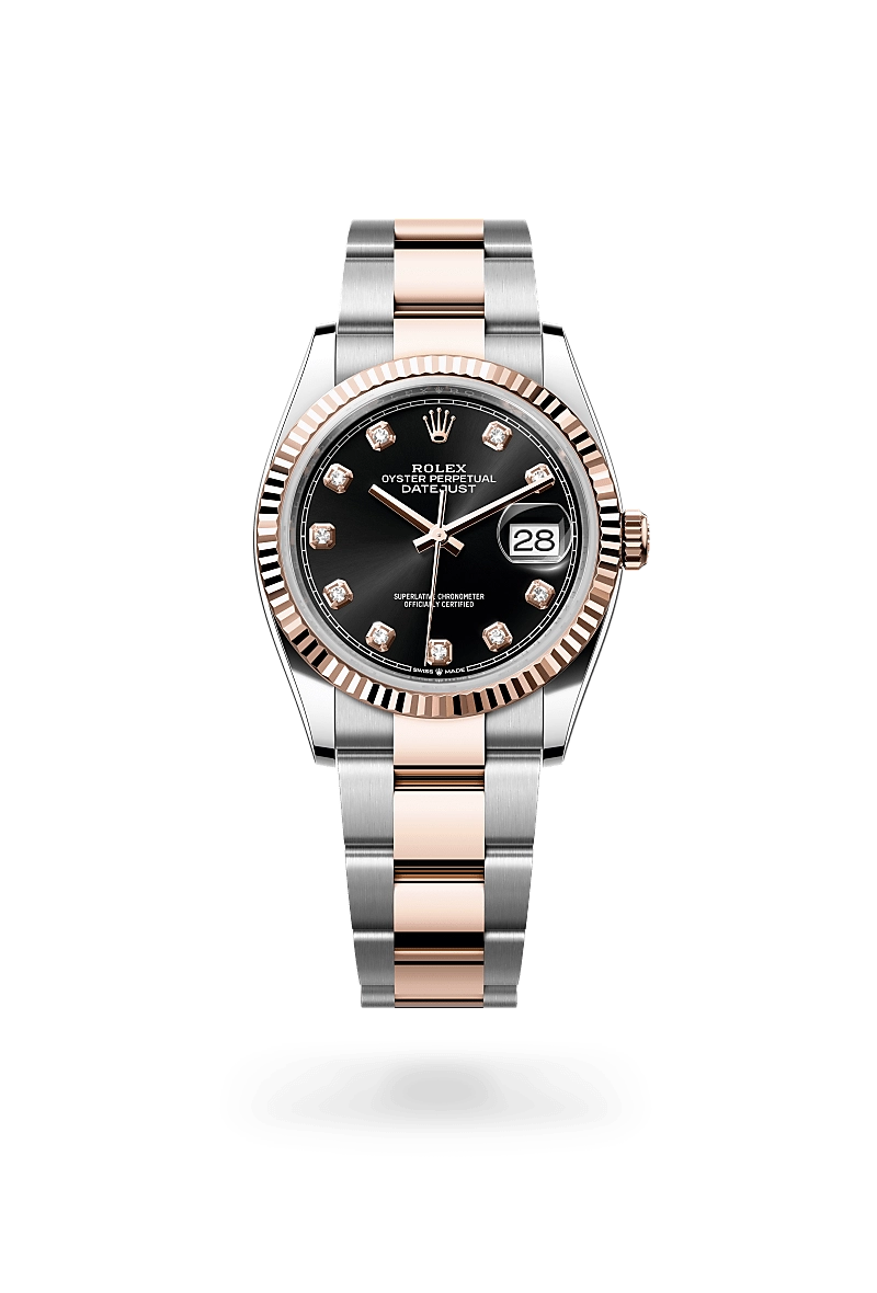 Rolex Datejust in Everose Rolesor - การผสมผสานระหว่าง Oystersteel และ Everose gold, M126231-0020 - Pendulum Rolex Datejust in Everose Rolesor - การผสมผสานระหว่าง Oystersteel และ Everose gold, M126231-0020 - Pendulum