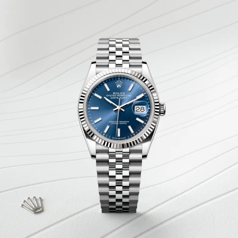 Rolex Datejust in White Rolesor - combination of Oystersteel and white gold, M126234-0017 - Pendulum