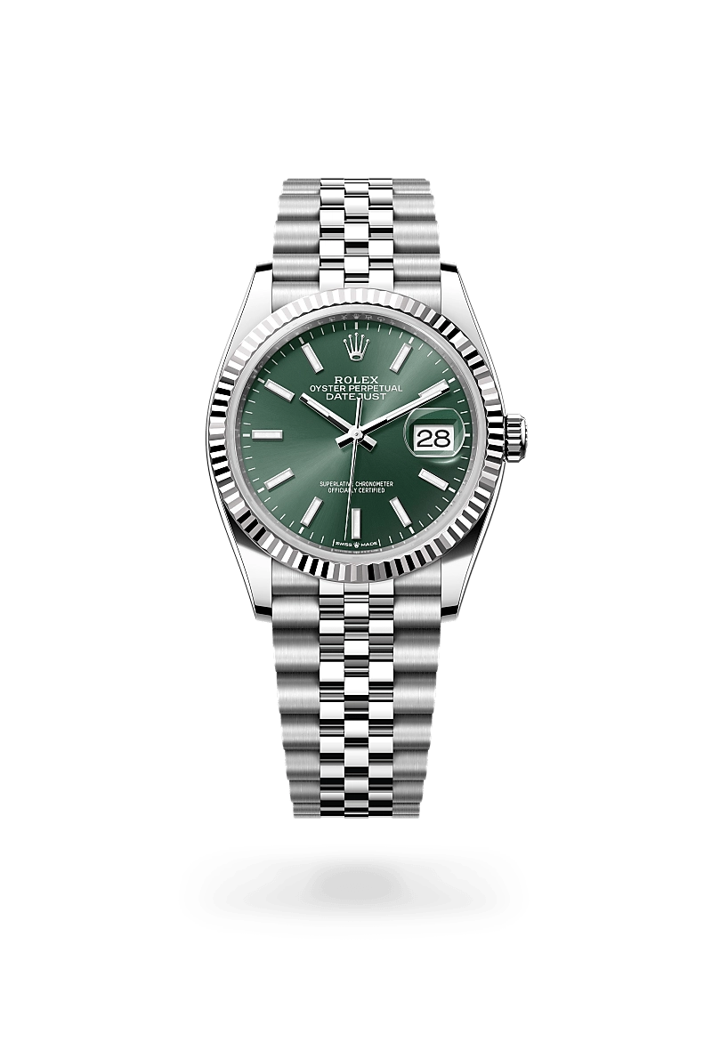 Rolex Datejust in White Rolesor - การผสมผสานระหว่าง Oystersteel และทองคำขาว, M126234-0051 - Pendulum Rolex Datejust in White Rolesor - การผสมผสานระหว่าง Oystersteel และทองคำขาว, M126234-0051 - Pendulum