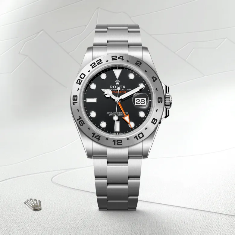 Rolex Explorer II in Oystersteel, M226570-0002 - Pendulum