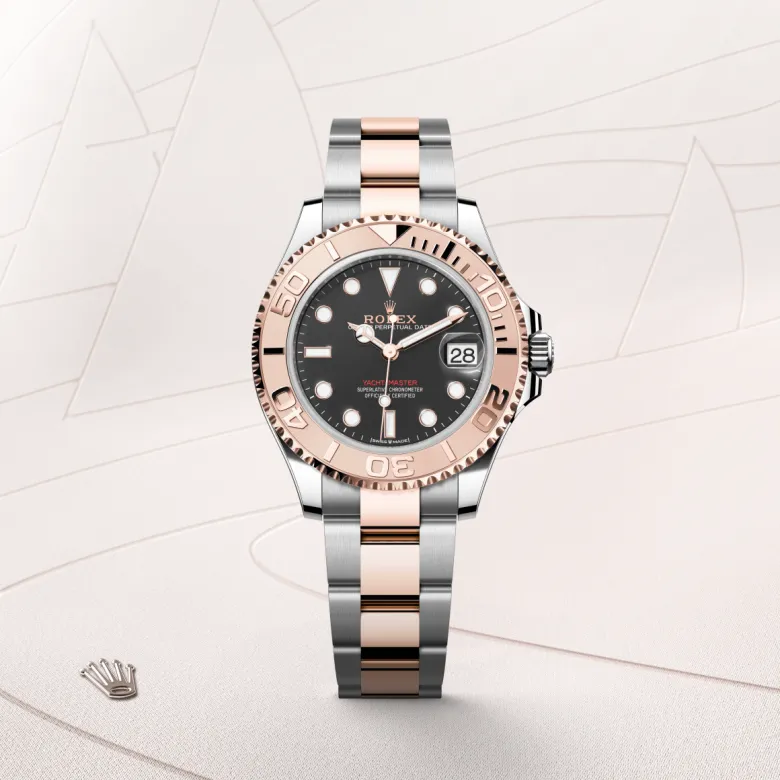 Rolex Yacht-Master in Everose Rolesor - การผสมผสานระหว่าง Oystersteel และ Everose gold, M268621-0004 - Pendulum