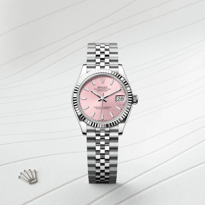 Rolex Datejust in White Rolesor - combination of Oystersteel and white gold, M278274-0014 - Pendulum