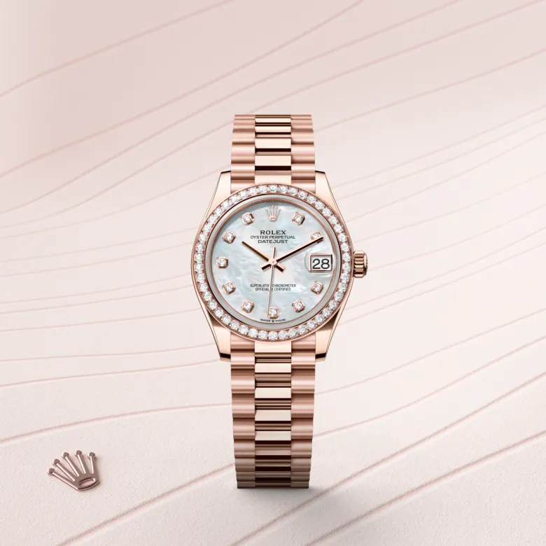 Rolex Datejust in Everose gold 18 กะรัต, M278285RBR-0005 - Pendulum