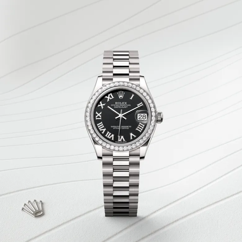 Rolex Datejust in ทองคำขาว 18 กะรัต, M278289RBR-0011 - Pendulum