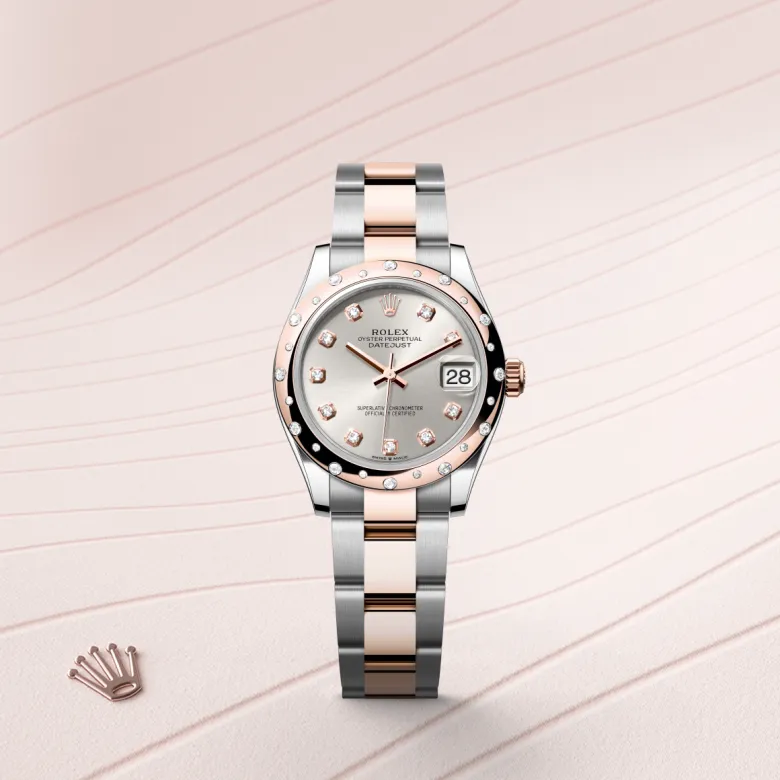 Rolex Datejust in Everose Rolesor - การผสมผสานระหว่าง Oystersteel และ Everose gold, M278341RBR-0015 - Pendulum