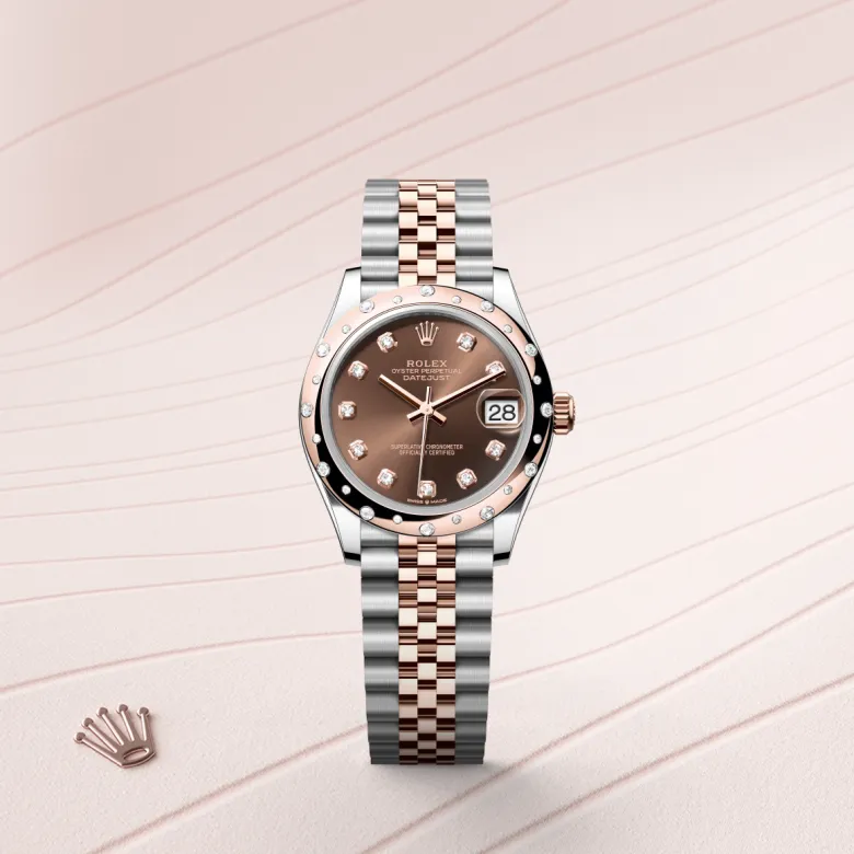 Rolex Datejust in Everose Rolesor - combination of Oystersteel and Everose gold, M278341RBR-0028 - Pendulum