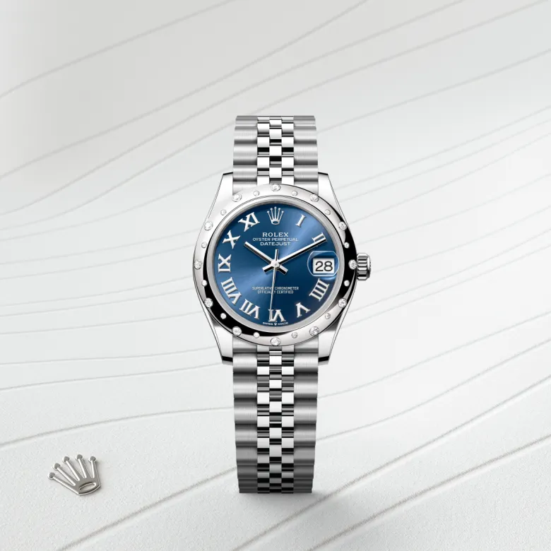 Rolex Datejust in White Rolesor - combination of Oystersteel and white gold, M278344RBR-0036 - Pendulum