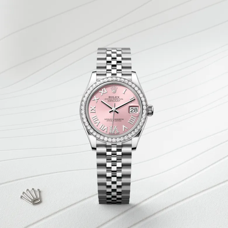 Rolex Datejust in White Rolesor - combination of Oystersteel and white gold, M278384RBR-0028 - Pendulum