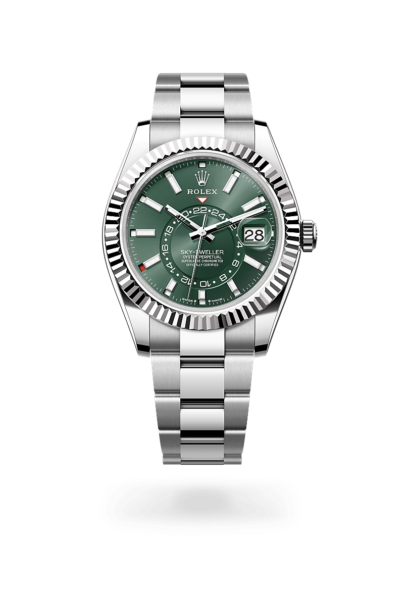 Rolex Sky-Dweller in White Rolesor - combination of Oystersteel and white gold, M336934-0001 - Pendulum Rolex Sky-Dweller in White Rolesor - combination of Oystersteel and white gold, M336934-0001 - Pendulum