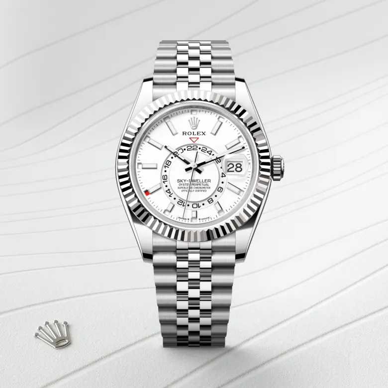 Rolex Sky-Dweller in White Rolesor - การผสมผสานระหว่าง Oystersteel และทองคำขาว, M336934-0004 - Pendulum