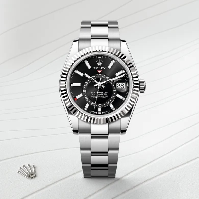 Rolex Sky-Dweller in White Rolesor - การผสมผสานระหว่าง Oystersteel และทองคำขาว, M336934-0007 - Pendulum
