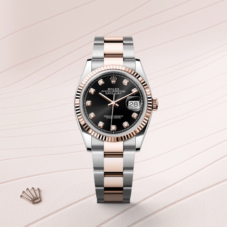 Rolex Datejust in Everose Rolesor - การผสมผสานระหว่าง Oystersteel และ Everose gold, M126231-0020 - Pendulum