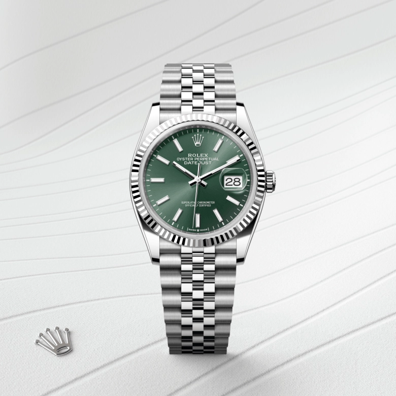 Rolex Datejust in White Rolesor - การผสมผสานระหว่าง Oystersteel และทองคำขาว, M126234-0051 - Pendulum