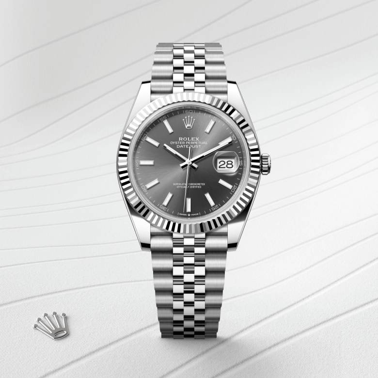 Rolex Datejust in White Rolesor - การผสมผสานระหว่าง Oystersteel และทองคำขาว, M126334-0014 - Pendulum