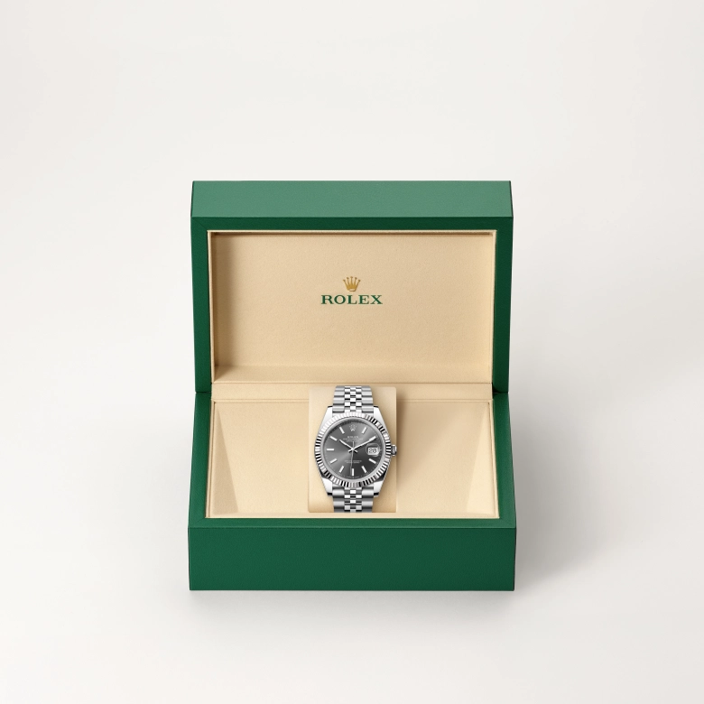Rolex Datejust in White Rolesor - combination of Oystersteel and white gold, M126334-0014 - Pendulum