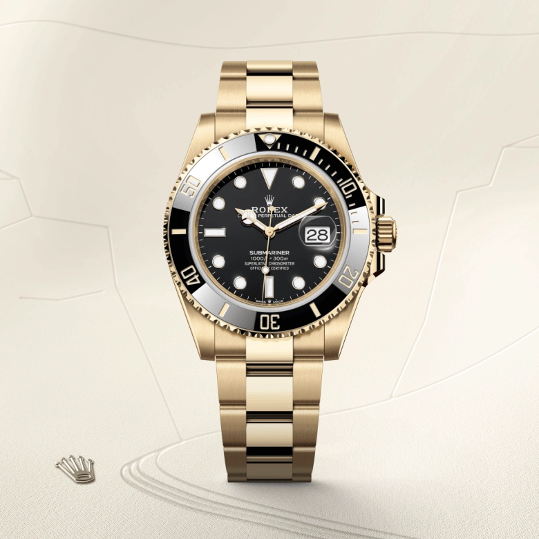 Rolex Submariner in 18 ct yellow gold, M126618LN-0002 - Pendulum