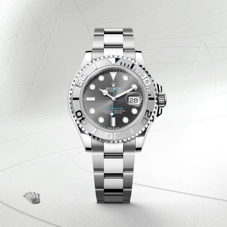 Rolex Yacht-Master in Rolesium - การผสมผสานระหว่าง Oystersteel และแพลทินัม, M126622-0001 - Pendulum