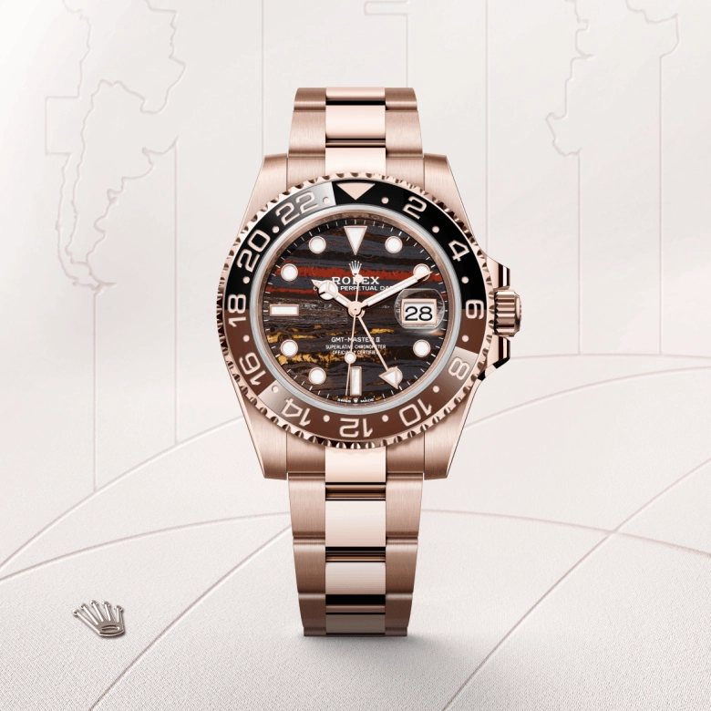 Rolex GMT-Master II in 18 ct Everose gold, M126715CHNR-0002 - Pendulum