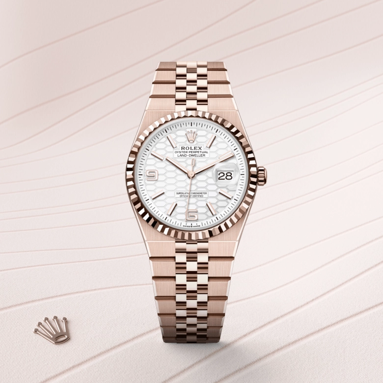 Rolex Land-Dweller in Everose gold 18 กะรัต, M127235-0001 - Pendulum