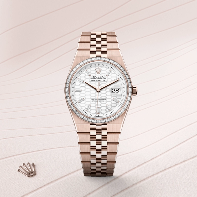 Rolex Land-Dweller in Everose gold 18 กะรัต, M127285TBR-0002 - Pendulum