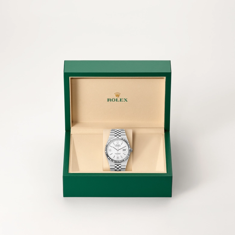Rolex Land-Dweller in White Rolesor - การผสมผสานระหว่าง Oystersteel และทองคำขาว, M127334-0001 - Pendulum