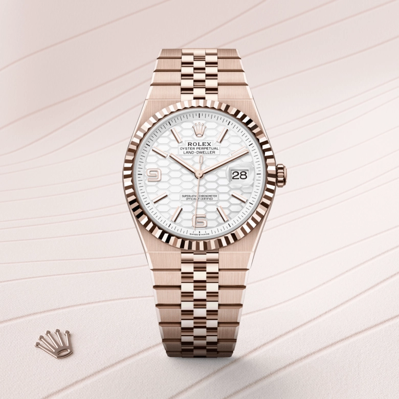 Rolex Land-Dweller in Everose gold 18 กะรัต, M127335-0001 - Pendulum