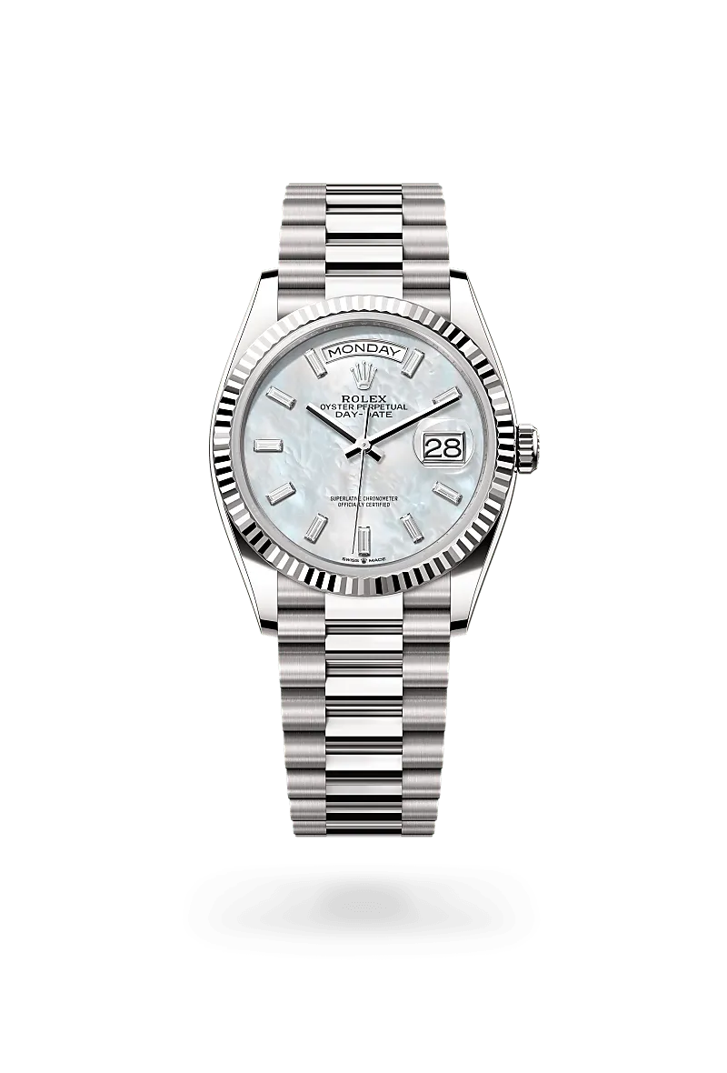 Rolex Day-Date in ทองคำขาว 18 กะรัต, M128239-0065 - Pendulum Rolex Day-Date in ทองคำขาว 18 กะรัต, M128239-0065 - Pendulum