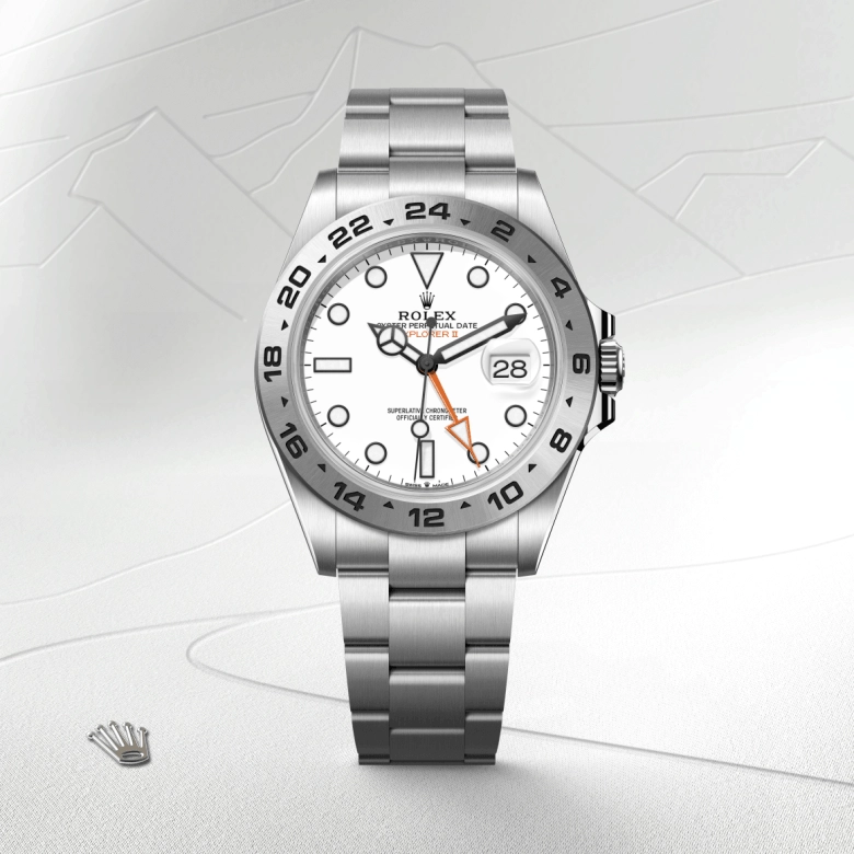 Rolex Explorer II in Oystersteel, M226570-0001 - Pendulum