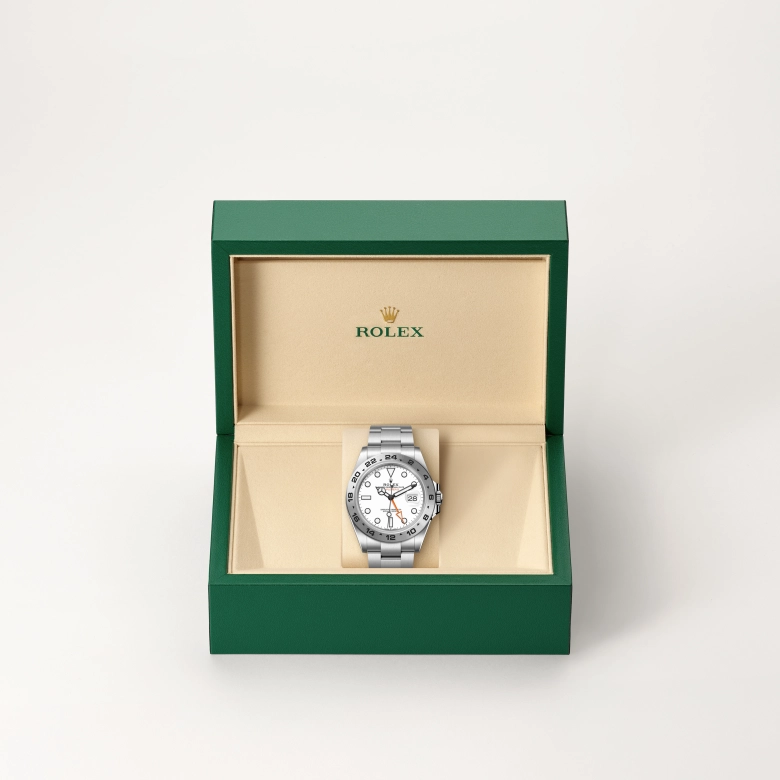 Rolex Explorer II in Oystersteel, M226570-0001 - Pendulum