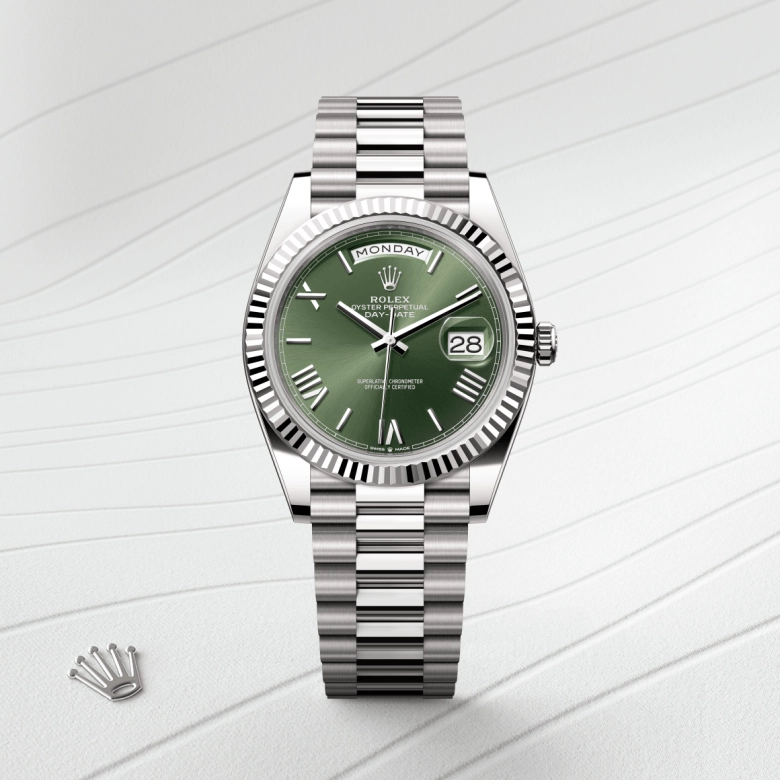 Rolex Day-Date in ทองคำขาว 18 กะรัต, M228239-0033 - Pendulum