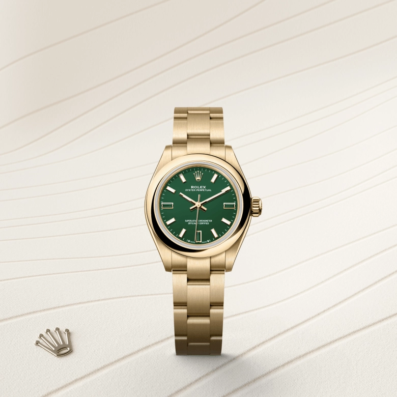 Rolex Oyster Perpetual in 18 ct yellow gold, M276208-0002 - Pendulum
