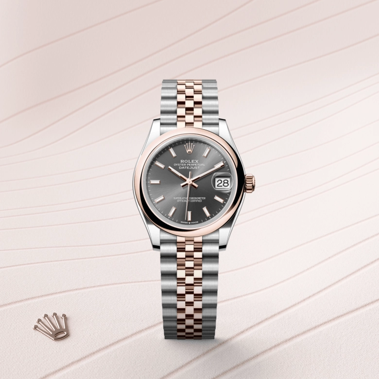 Rolex Datejust in Everose Rolesor - การผสมผสานระหว่าง Oystersteel และ Everose gold, M278241-0018 - Pendulum