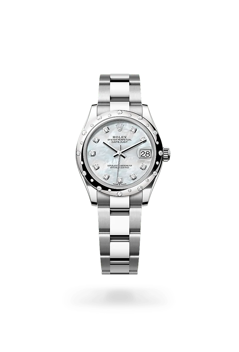 Rolex Datejust in White Rolesor - การผสมผสานระหว่าง Oystersteel และทองคำขาว, M278344RBR-0005 - Pendulum Rolex Datejust in White Rolesor - การผสมผสานระหว่าง Oystersteel และทองคำขาว, M278344RBR-0005 - Pendulum