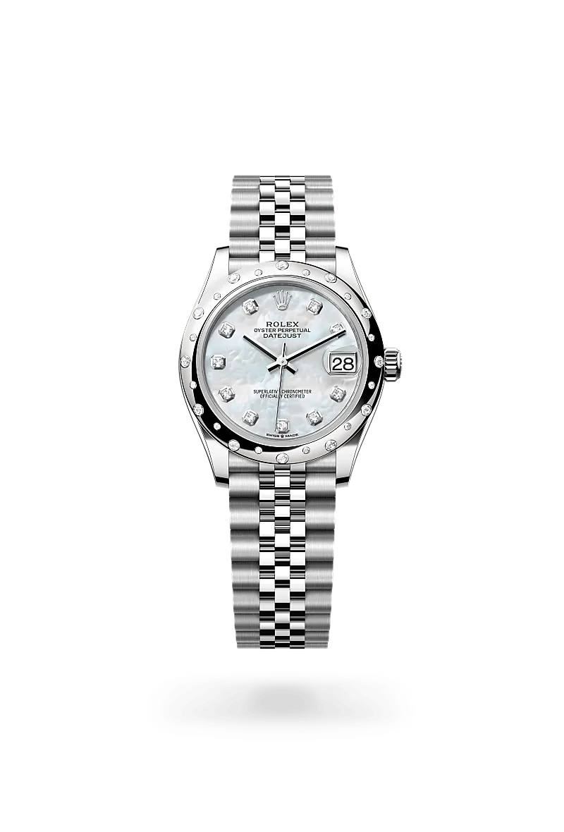 Rolex Datejust in White Rolesor - การผสมผสานระหว่าง Oystersteel และทองคำขาว, M278344RBR-0006 - Pendulum Rolex Datejust in White Rolesor - การผสมผสานระหว่าง Oystersteel และทองคำขาว, M278344RBR-0006 - Pendulum