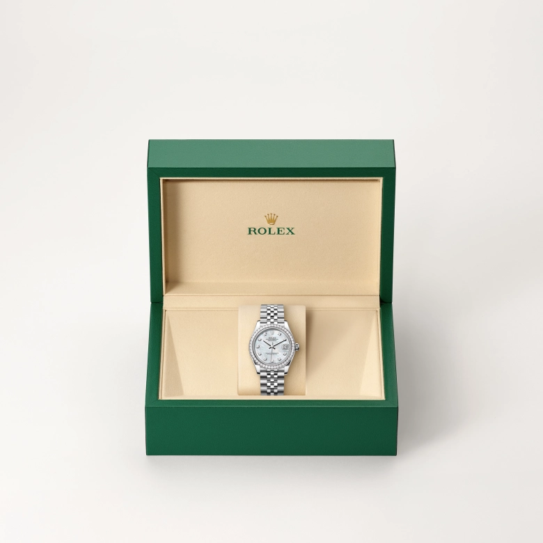 Rolex Datejust in White Rolesor - combination of Oystersteel and white gold, M278384RBR-0008 - Pendulum