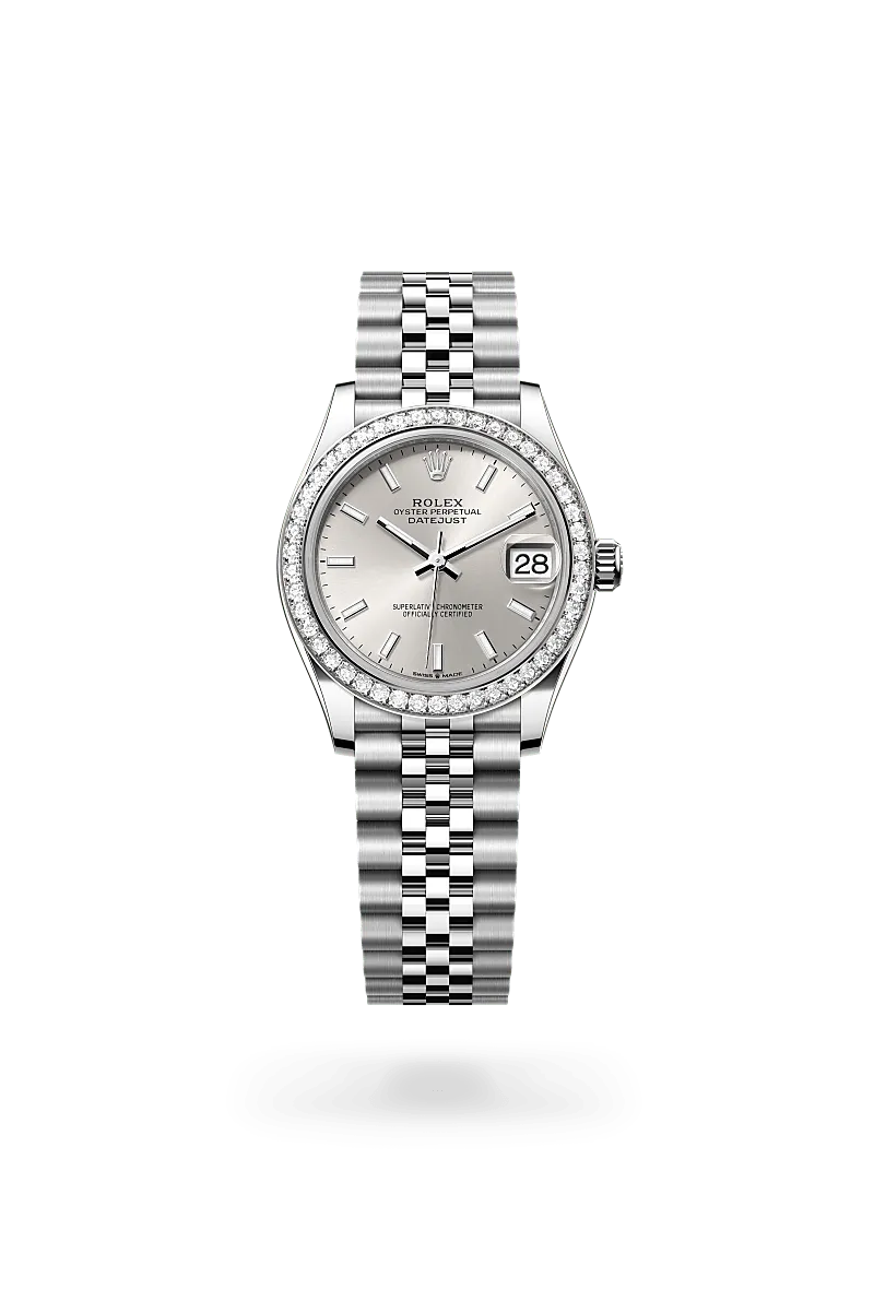 Rolex Datejust in White Rolesor - การผสมผสานระหว่าง Oystersteel และทองคำขาว, M278384RBR-0016 - Pendulum Rolex Datejust in White Rolesor - การผสมผสานระหว่าง Oystersteel และทองคำขาว, M278384RBR-0016 - Pendulum