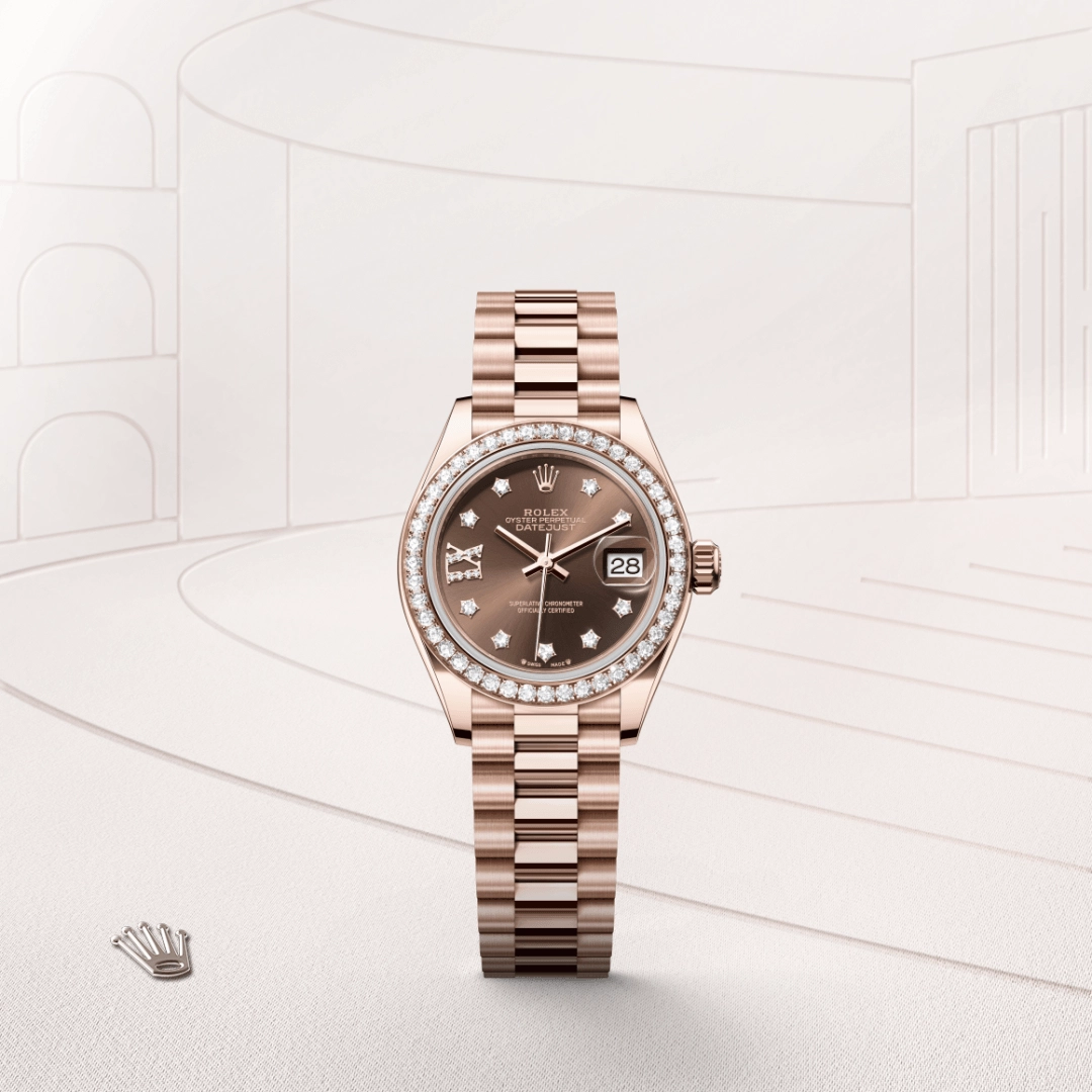 Rolex Lady-Datejust in Everose gold 18 กะรัต, M279135RBR-0001 - Pendulum