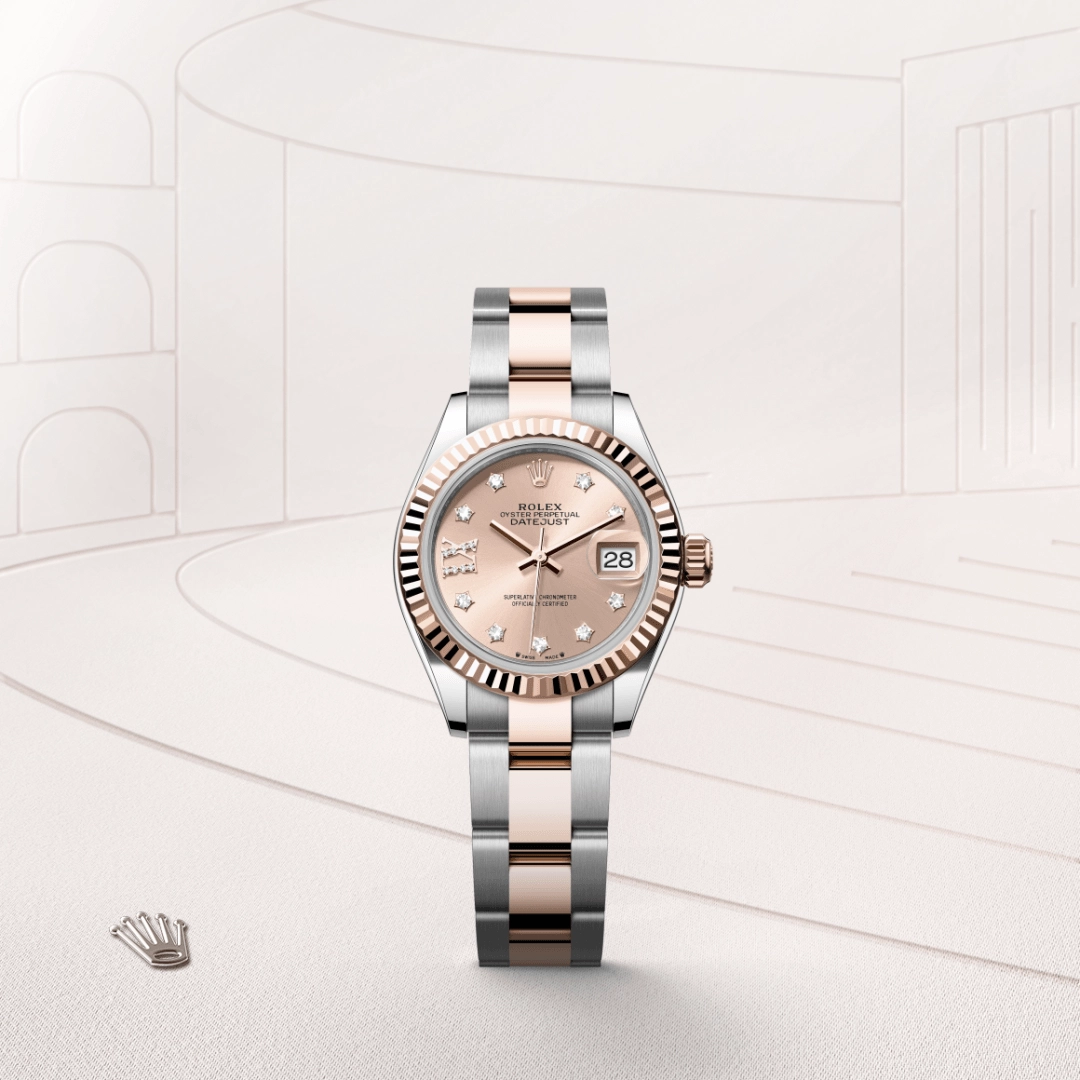 Rolex Lady-Datejust in Everose Rolesor - combination of Oystersteel and Everose gold, M279171-0028 - Pendulum