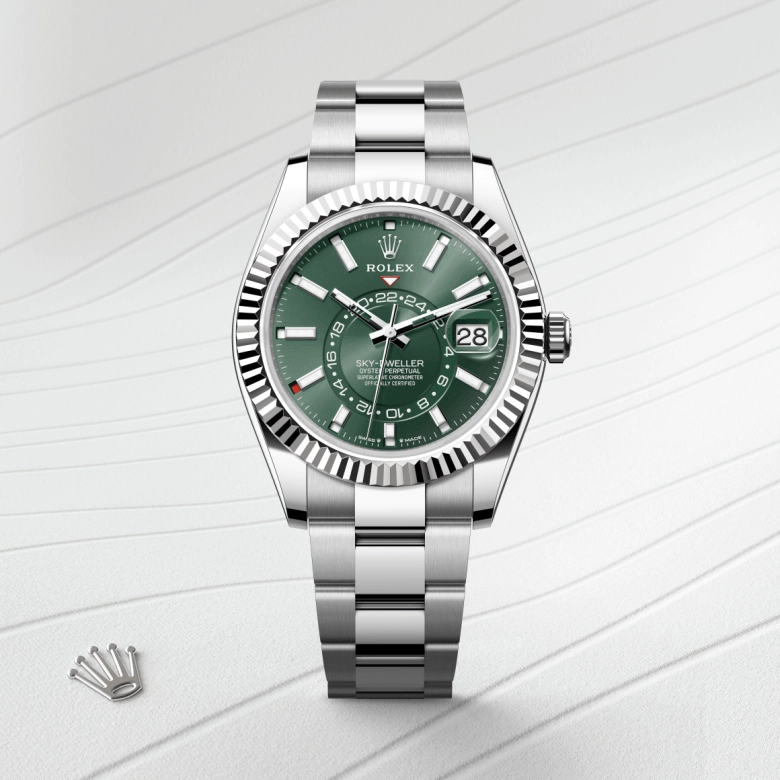 Rolex Sky-Dweller in White Rolesor - combination of Oystersteel and white gold, M336934-0001 - Pendulum