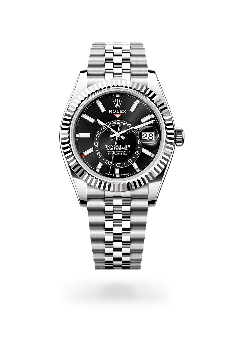 Rolex Sky-Dweller in White Rolesor - การผสมผสานระหว่าง Oystersteel และทองคำขาว, M336934-0008 - Pendulum Rolex Sky-Dweller in White Rolesor - การผสมผสานระหว่าง Oystersteel และทองคำขาว, M336934-0008 - Pendulum