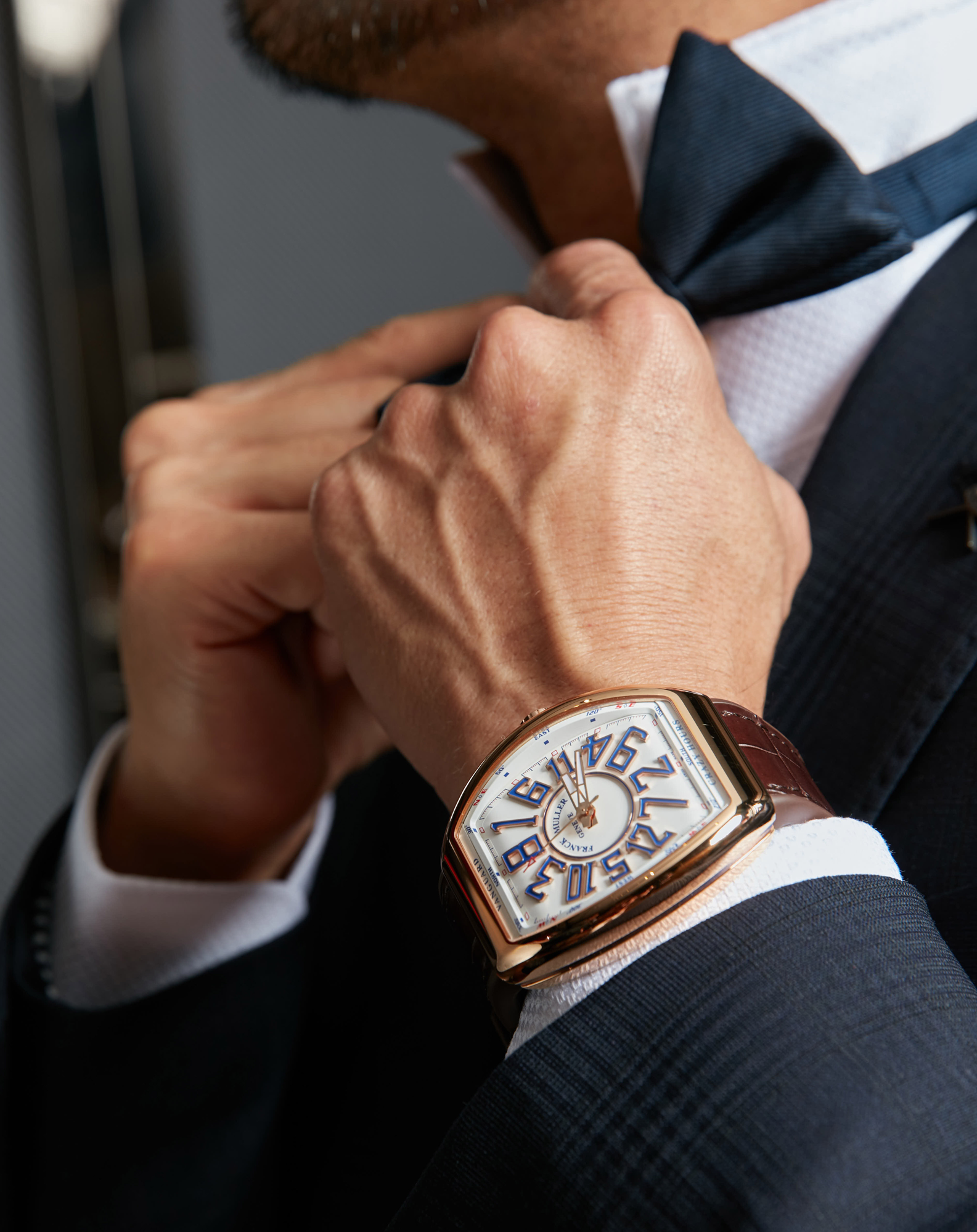 franck muller on wrist